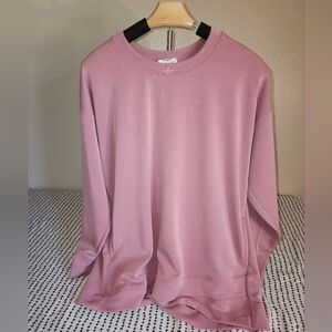 Cascade Collective Dusty Rose Long Sleeve Top